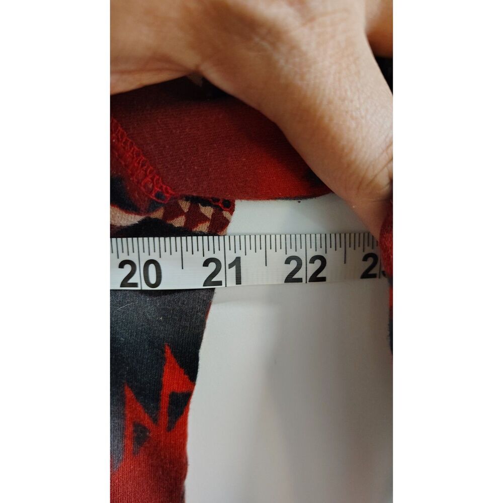 Chaps Brick Color Western Pullover - image 5